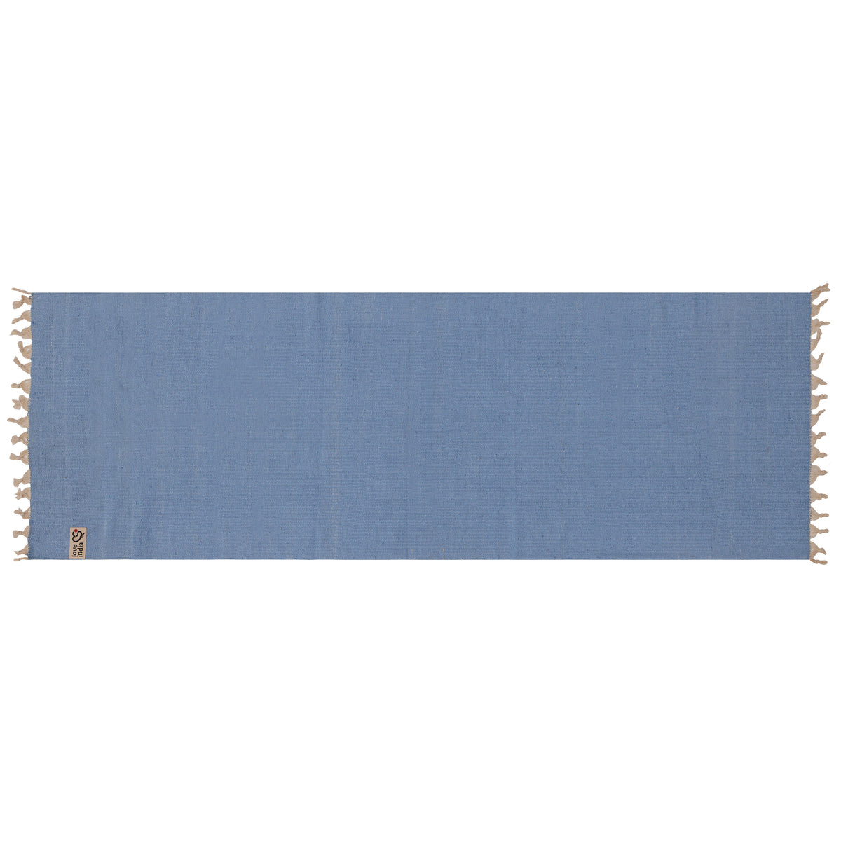 Covor de yoga  - 100% bumbac - albastru deschis
