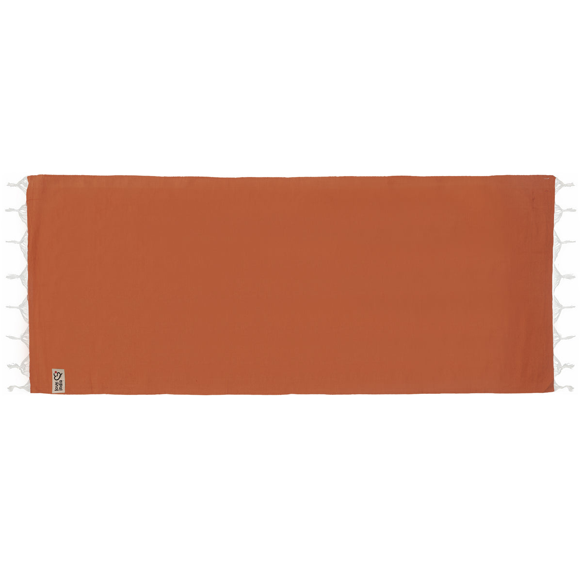 Covor de yoga (ușor)  - 100% bumbac - portocaliu