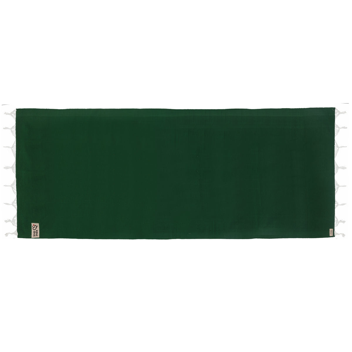 Covor de yoga  (ușor) - 100% bumbac - verde