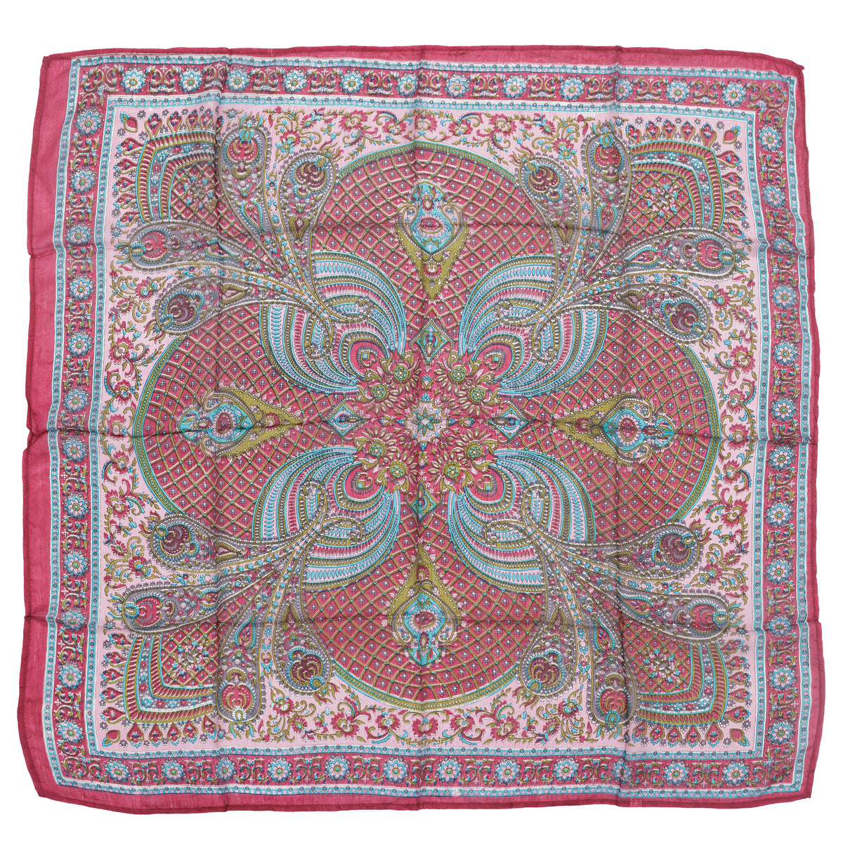 Scarf - 100% Silk - 92x92cm