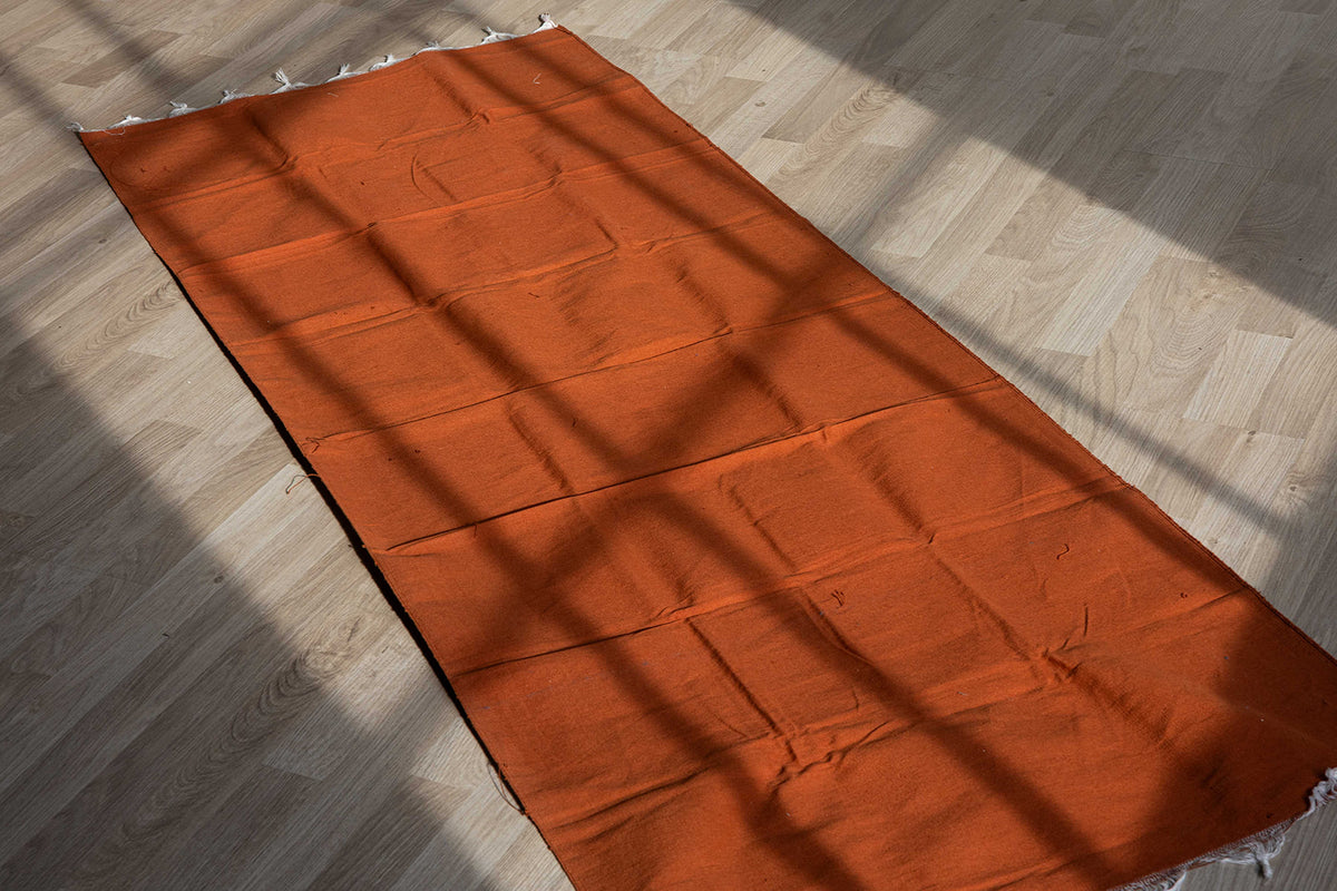 Covor de yoga (ușor) - 100% bumbac - roșu