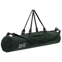 Geantă pentru saltea de yoga - 100% bumbac - verde închis