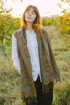 Scarf -100% Marino wool - Jamavar - 70x180cm -
