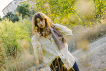 Scarf- Wool/Silk - 70x200cm -
