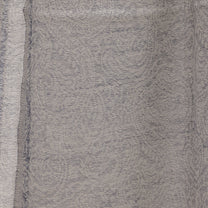 Eșarfă jacquard - lână fină/mătase - 70x200cm - gri