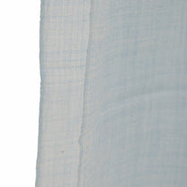 Eșarfă - lână fină/mătase - 70x200cm - bleu deschis