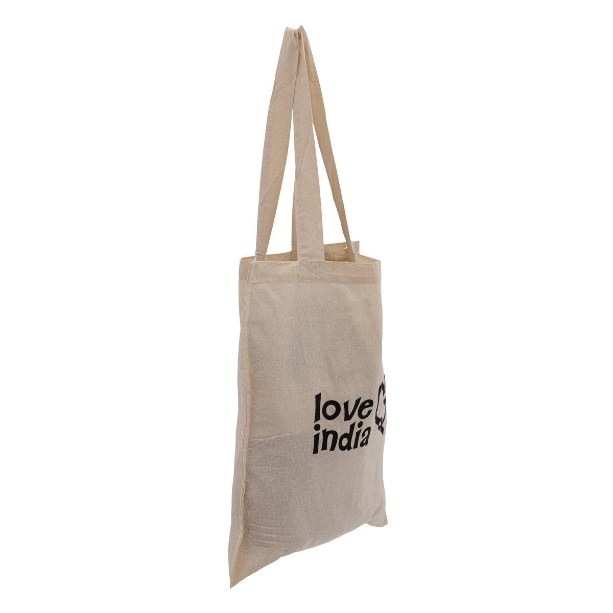 Geantă tote - 100% bumbac - cu brandul "Love India"