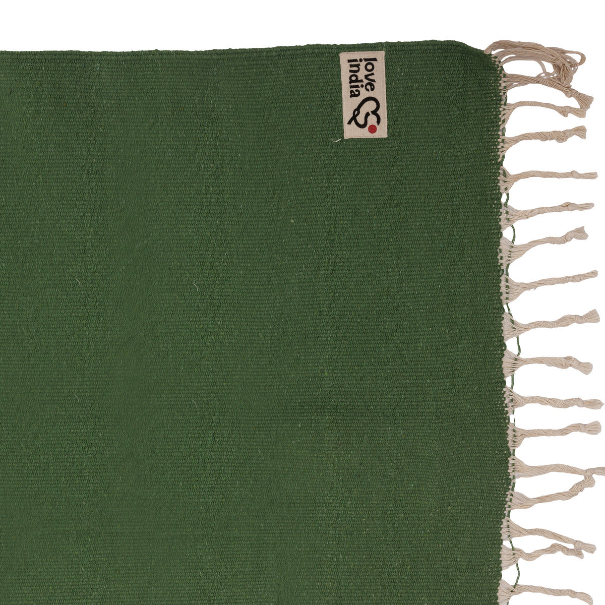 Covor de yoga - 100% bumbac - verde