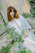 Scarf - Fine Wool/Silk - Jacuard - 70x200cm -
