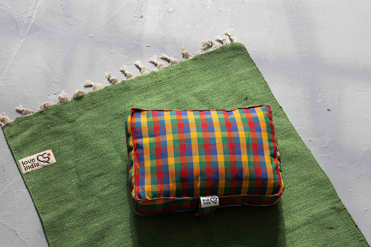 Covor de yoga - 100% bumbac - verde