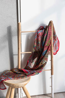 Scarf - 100% Silk - 92x92cm
