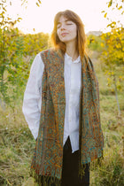 Scarf -100% Marino wool - Jamavar - 70x180cm -