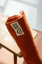 Covor de yoga - 100% bumbac - roșu