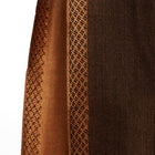 Eșarfă - satin de mătase 100%- reversibilă - 70x190 cm - caramel/maro