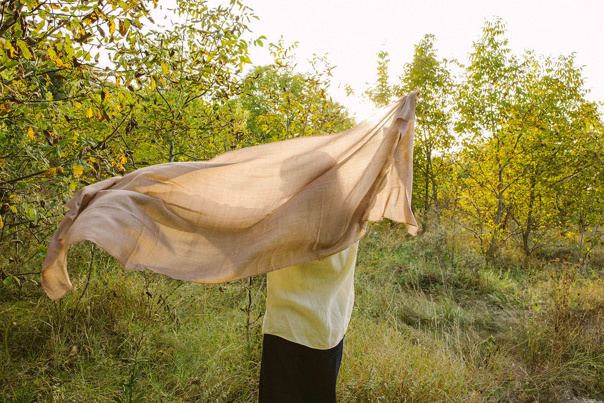 Scarf- Wool/Silk - 70x200cm -