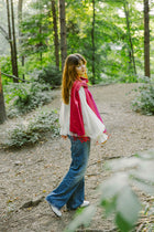Scarf - 100% Satin Silk - Reversbale - 70x180cm -