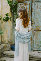 Scarf - Fine Wool/Silk - Jacuard - 70x200cm -