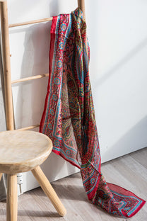 Scarf - 100% Silk - 92x92cm
