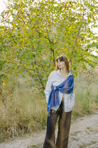 Scarf - 100% Satin Silk - Reversbale - 70x180cm -
