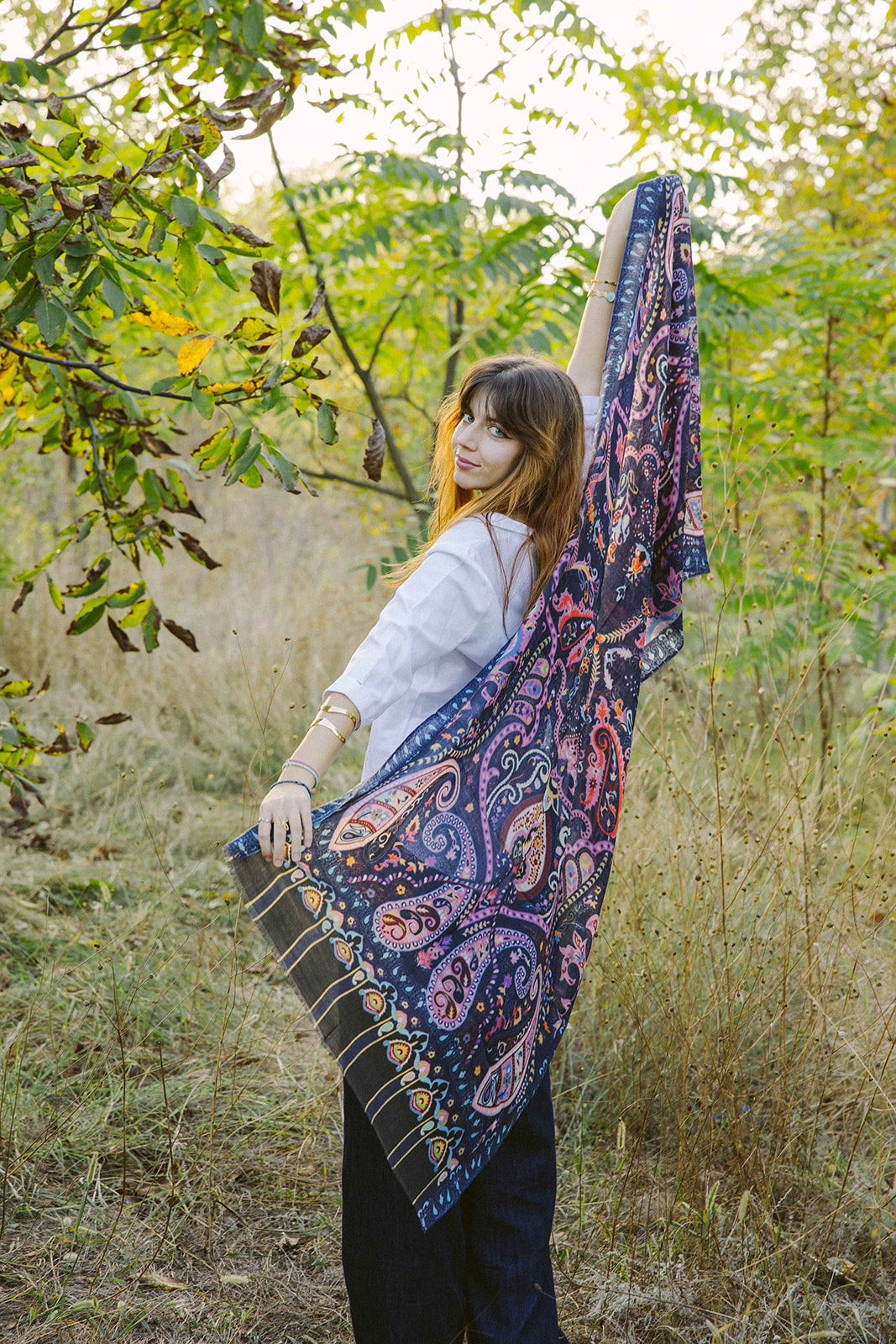 Scarf -100% Wool - 70x180cm -