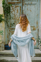 Scarf - Fine Wool/Silk - Jacuard - 70x200cm -