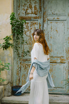 Scarf - Fine Wool/Silk - Jacuard - 70x200cm -