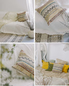 Husă de pernă decorativă - Țesută manual - 100% Bumbac - Model Tribal Zigzag (6)