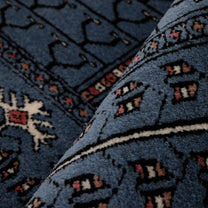 Covor Lână Merinos Înnoat Manual – Hachli Ensi Indigo (5)